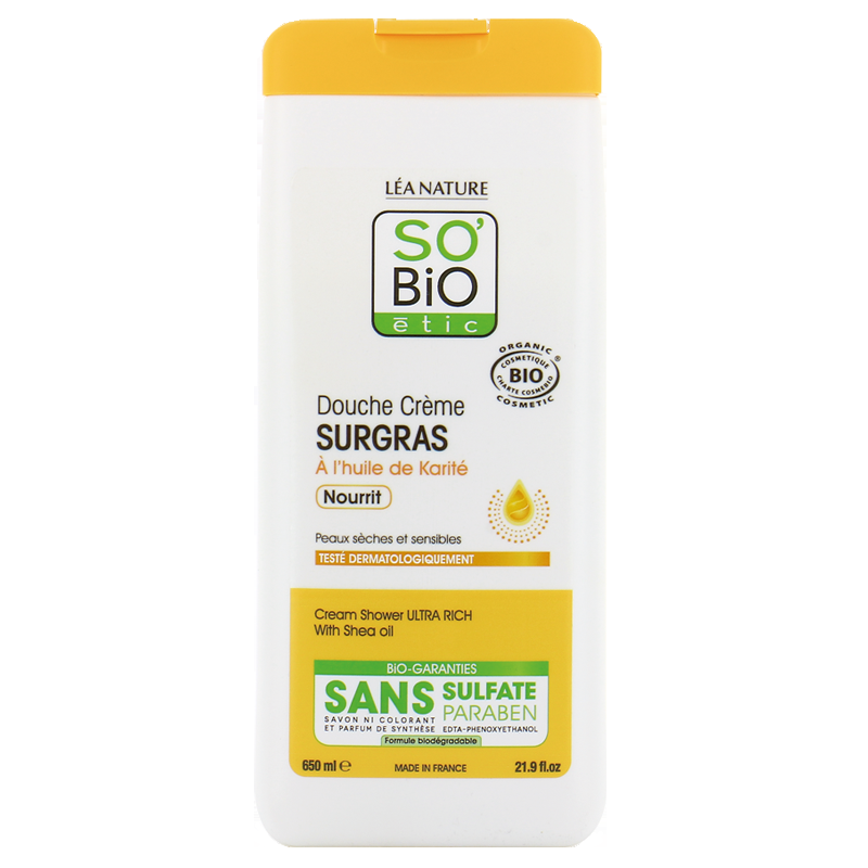 Krema za tuširanje s karitejevim oljem 650ml So bio