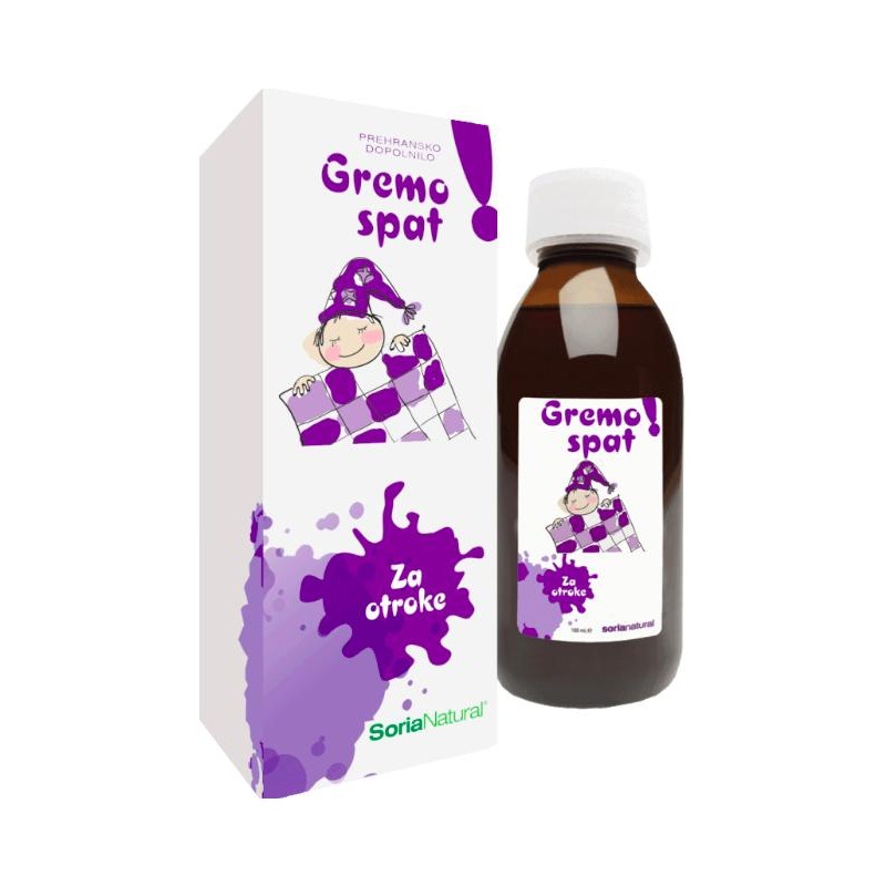 Sirup za otroke gremo spat 150ml Soria Natural