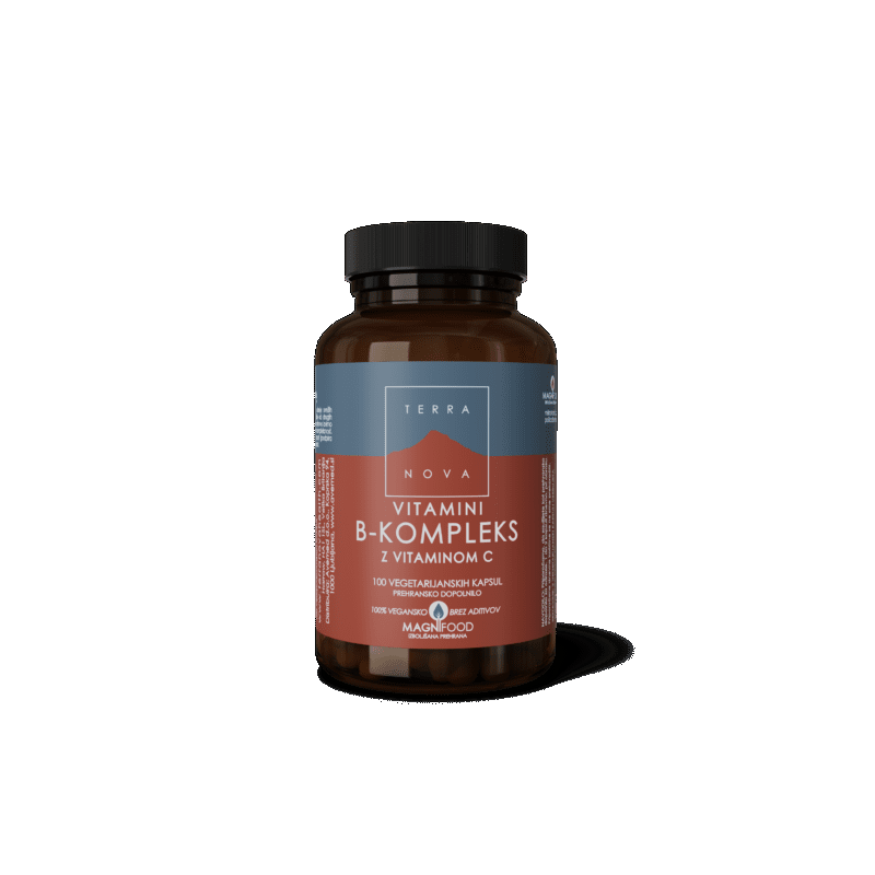 B-kompleks s C vitaminom 100 kapsul Terranova
