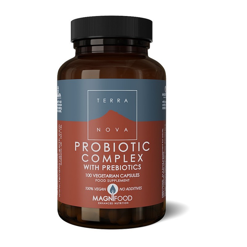 Probiotični kompleks s prebiotiki 100 kapsul Terranova