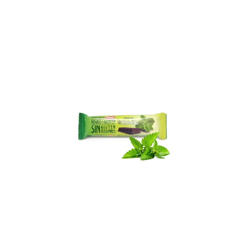 Temna čokolada z meto- stevia 35g TORRAS