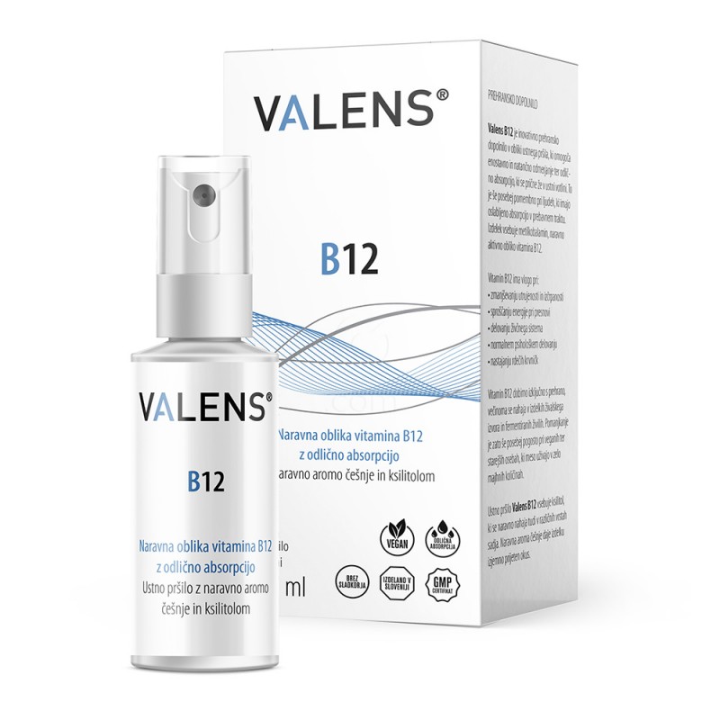 Vitamin B12 v spreju 25ml Valens