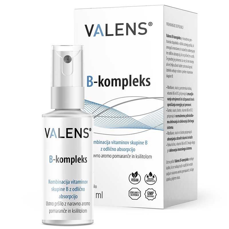 B kompleks v spreju 25ml Valens