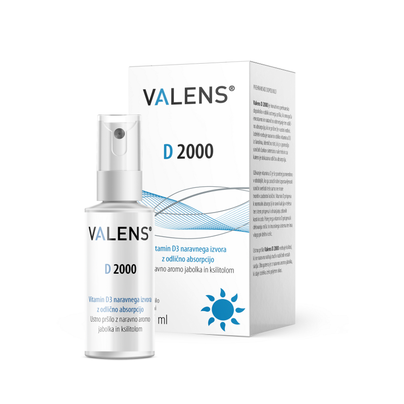 D vitamin 2000 IU 25ml Valens