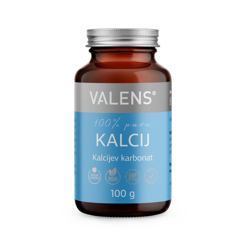 Kalcij v prahu 100g Valens