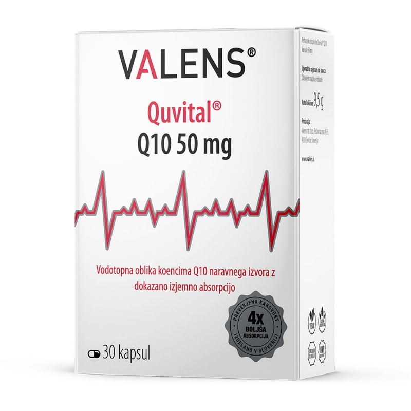 Quvital Q10 50mg 30 kapsul Valens