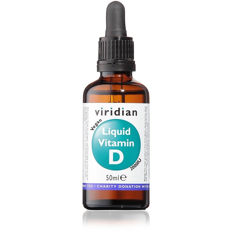 Tekoči D3 vitamin 50ml Viridian