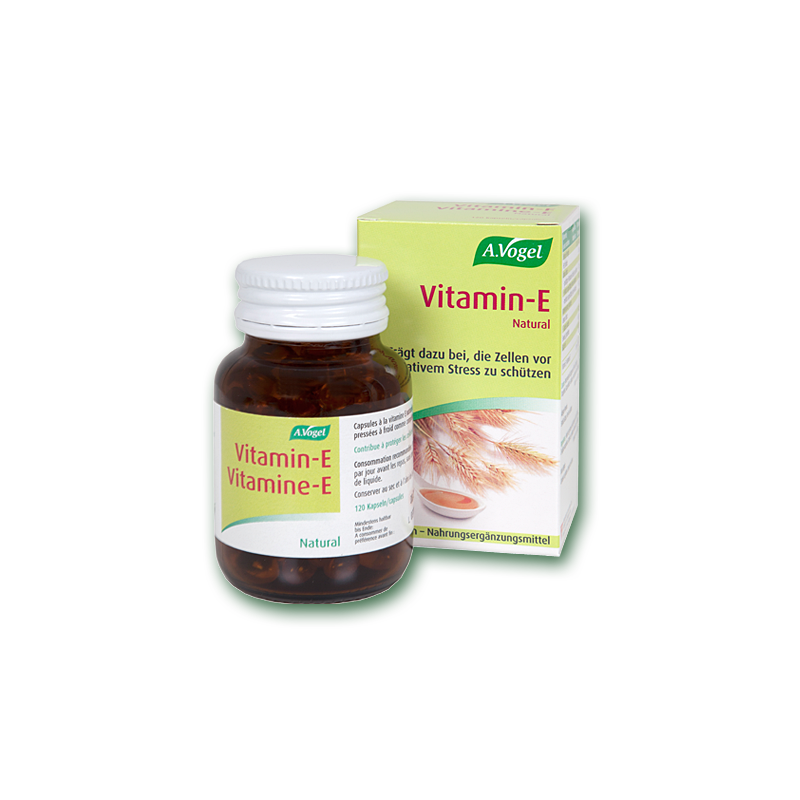 Olje pšeničnih kalčkov v kapsulah z naravnim vitaminom E A.Vogel, 120 kapsul