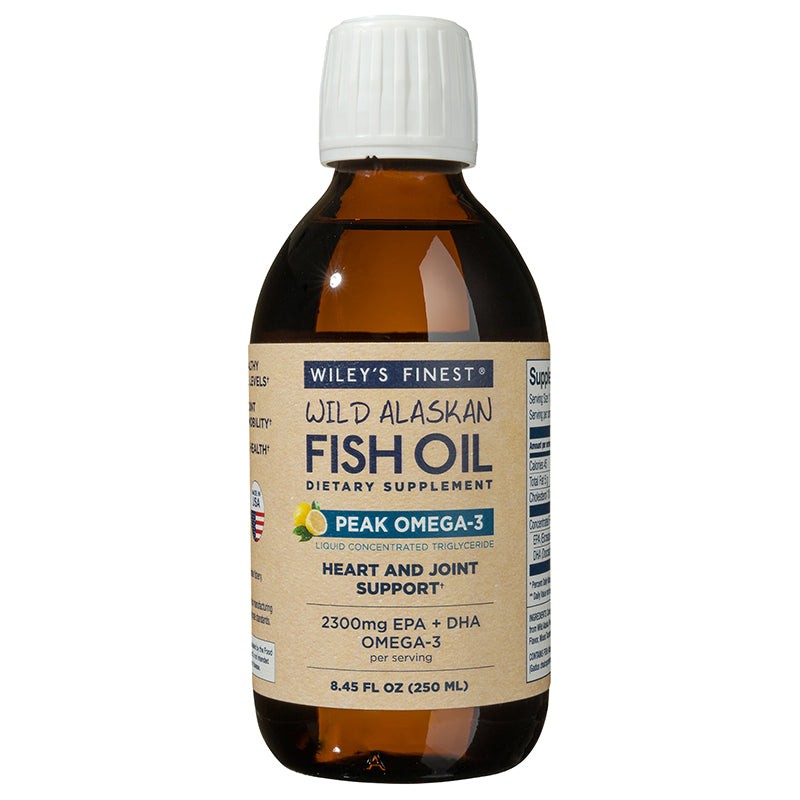 Wild alaskan ribje olje omega 3 125ml  Wileys Finest
