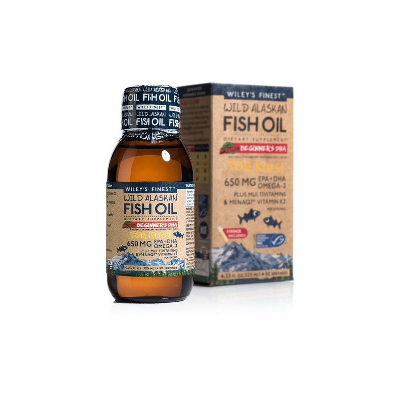 Wild alaskan omega3 za otroke 125ml Wileys Finest