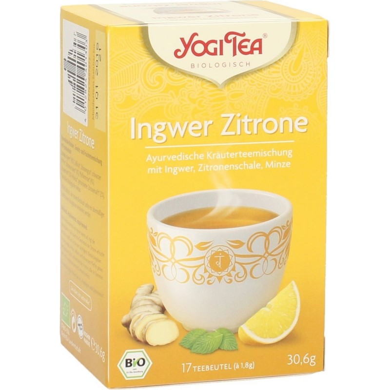 Čaj ingver limona 17 vrečk Yogi Tea