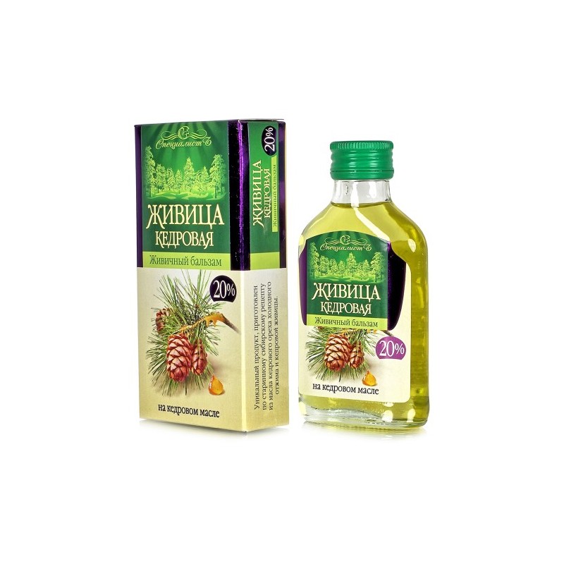 ŽIVICA - 20 % smola sibirske cedre v olju 100ml